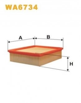 Фільтр повітря WIX FILTERS WA6734 (фото 1)