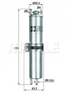 Фільтр палива Knecht/Mahle KLH12