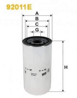 Фільтр оливи WIX FILTERS 92011E (фото 1)