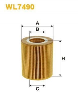 Фільтр олії WIX FILTERS WL7490