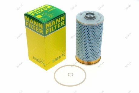 Фільтр оливи MANN-FILTER H 943/7X