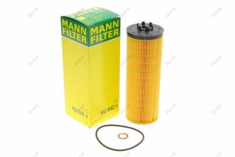 Фільтр оливи MANN-FILTER HU 842X