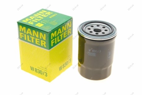 Фільтр оливи MANN-FILTER W 830/3