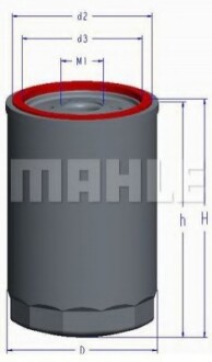 Фільтр оливи Knecht/Mahle OC 1