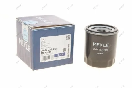 Фільтр олії MEYLE 30-14 322 0000