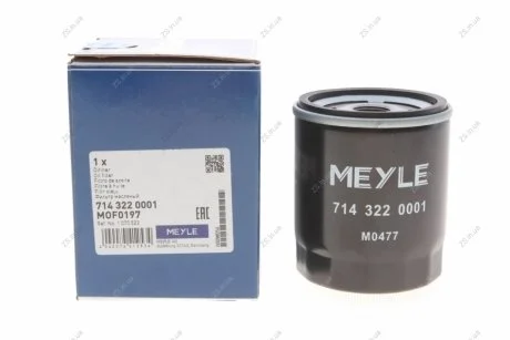 Фильтр масла MEYLE 714 322 0001