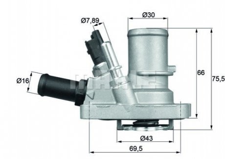 Термостат Knecht/Mahle TI 144 88