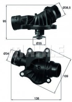 Термостат Knecht/Mahle TI 234 88