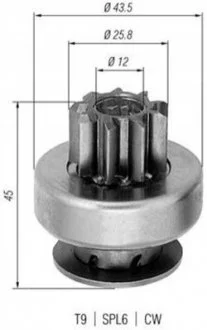 Бендікс Magneti Marelli 940113020237