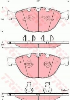 Колодки TRW GDB1558