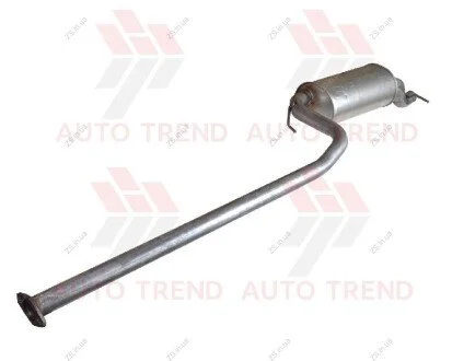 Резонатор Ford Focus 1.6 TDCi, 1.8 TDCi 04-, Mazda 3 1.6 CiTD 03-05, Volvo S40 1.6 TD Turbo - 16V Diesel, V50 1.6 TD Turbo - 16, алюмінізований POLMOSTROW 08.539