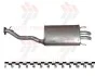 Глушитель основной Honda Accord 2.0 TDi TD01, 96-98, Rover 620 2.0 TDi TD 04/96-08/99, алюминизированный POLMOSTROW 09.01 (фото 2)