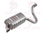 Глушитель основной Hyundai i30 1.6 CRDi Turbo Diesel 05, 2007 - 08, 2012, алюминизированный POLMOSTROW 10.78 (фото 1)