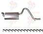 Глушитель основной Hyundai i30 1.6 CRDi Turbo Diesel 05, 2007 - 08, 2012, алюминизированный POLMOSTROW 10.78 (фото 2)