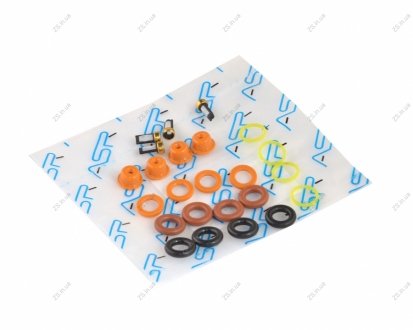 Ремкомплект форсунок ВАЗ 2110-12 комплект на 4 форсунки (кільця, фільтри, ковпачки) ASR 21110-1132188 (фото 1)