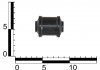 Сайлентблок нижнего рычага передней подвески ВАЗ 2108-2190 (к-т 2шт.) "втулка" ASR SU350013 (фото 2)