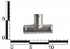Перехідник опалювача трійник (22x22х22 мм) трубка металева ASR MH350083 (фото 2)