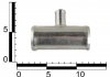 Перехідник опалювача трійник (40x18х40 мм) трубка металева ASR MH350104 (фото 2)