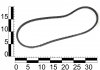 Ремінь генератора ГАЗель дв. ЗМЗ 402 зубчаcтий (10,7 х 8 - 1030) ASR BE360004 (фото 2)