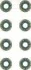 Сальник клапана Daewoo Matiz 0.8, Chevrolet Aveo 1.2 (к-т 8 шт.)) VICTOR REINZ 12-52939-03 (фото 1)