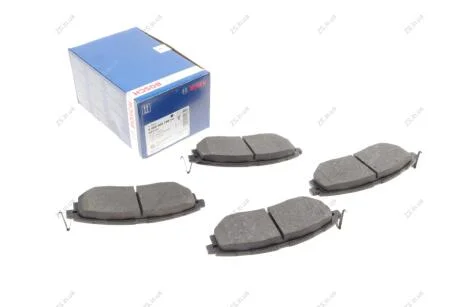 Комплект гальмівних колодок з 4 шт. дисків Bosch 0986495156