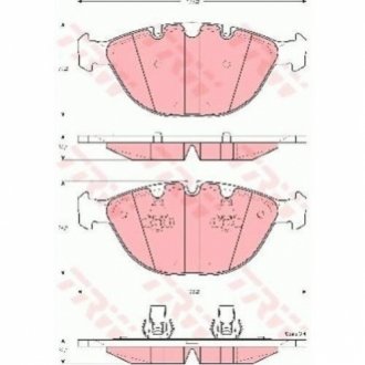 Комплект гальмівних колодок TRW GDB1529