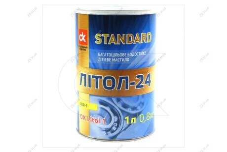 Мастило Літол-24 Standard (Банка жерсть 1л /0,8кг) <> (24шт ящ)) ДК DK Litol 1