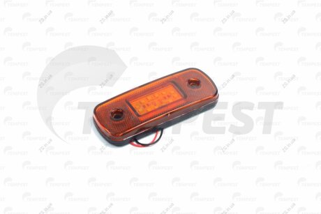 Фонарь габаритный 24V 12 LED желтый Tempest TP 0190 S