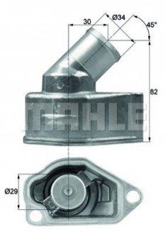 Термостат CHEVROLET; DAEWOO; OPEL (вир-во Mahle) Knecht/Mahle TI 9 87