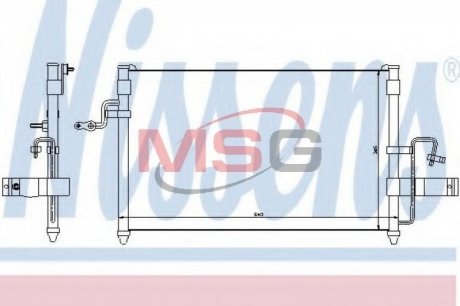 Радиатор системы охлаждения Nissens 94414