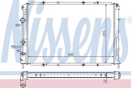 Радіатор Nissens 63938A