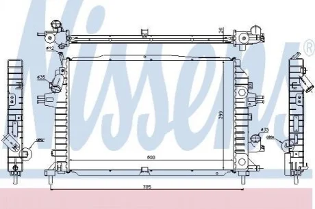 Радіатор Nissens 630705