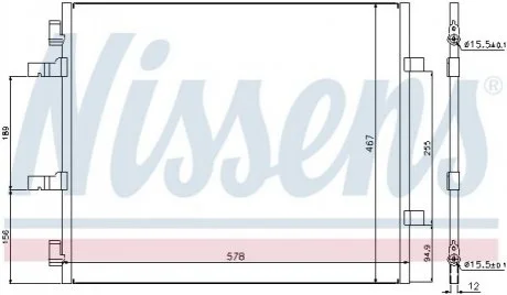 Испаритель Nissens 940201