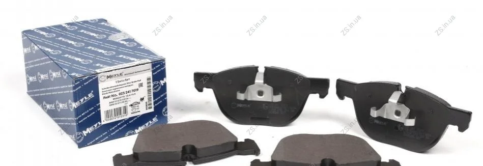 Комплект тормозных колодок из 4 шт. дисков MEYLE 025 241 7019 (фото 1)