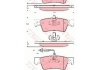 Комплект гальмівних колодок - дискові TRW GDB1671 (фото 2)