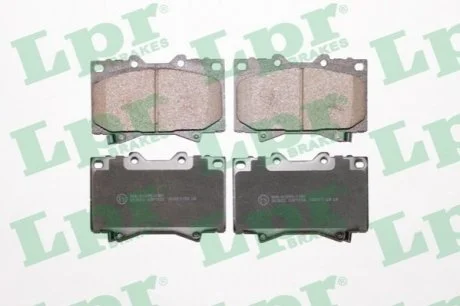 Комплект тормозных колодок из 4 шт. дисков LPR 05P1050