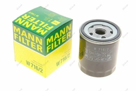 Фільтр мастил MANN-FILTER W 716/2