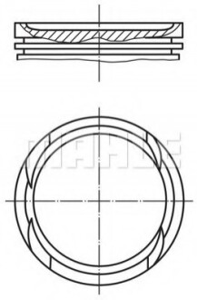 Поршень Knecht/Mahle 0100500