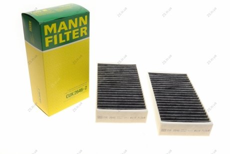 Повітряний фільтр салону MANN-FILTER CUK 2646-2 (фото 1)