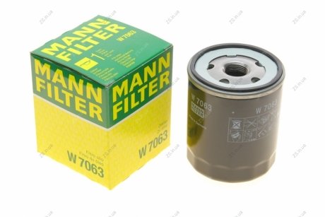 Фильтр смазочных масел MANN-FILTER W 7063