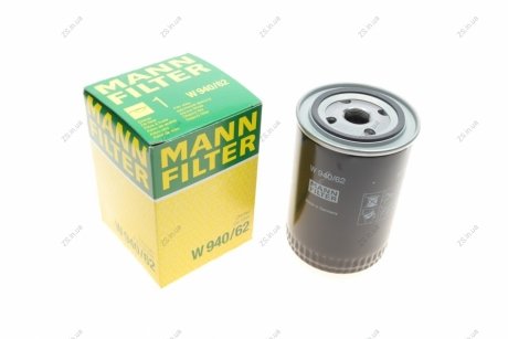 Фільтр оливи MANN-FILTER W 940/62