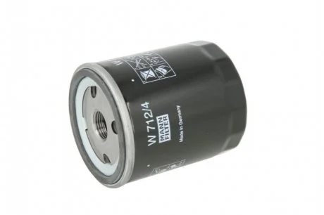 Фильтр масла MANN-FILTER W 712/4