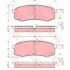 Комплект тормозных колодок из 4 шт. дисков TRW GDB3110 (фото 2)