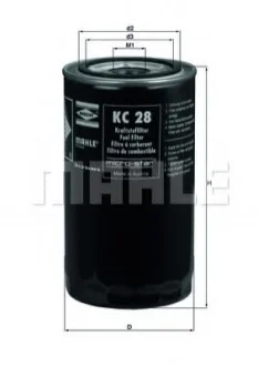 Фильтр топлива Knecht/Mahle KC28