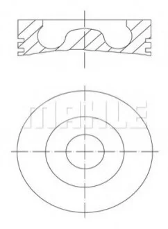 Поршень Mahle Knecht/Mahle 0280202