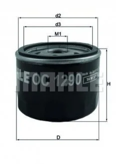 Фільтр олії Knecht/Mahle OC1290