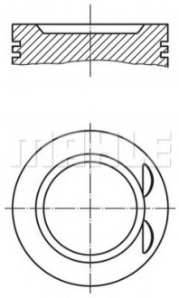 Поршень Knecht/Mahle 0332101