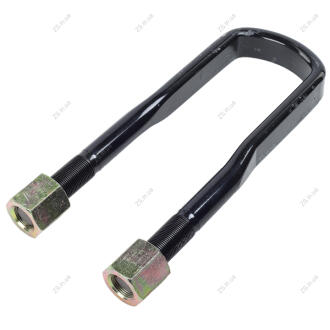 Стремянка задн. рессоры М30х2,0 L=380мм КрАЗ-6510 на 18л рессору с ГАЙКАМИ (S.I.L.A. AC) S.I.L.A. 6505-2912408-01