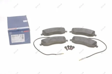 Комплект тормозных колодок из 4 шт. дисков Bosch 0986494385