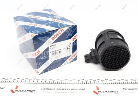 Датчик массового расхода воздуха Bosch 0281006056